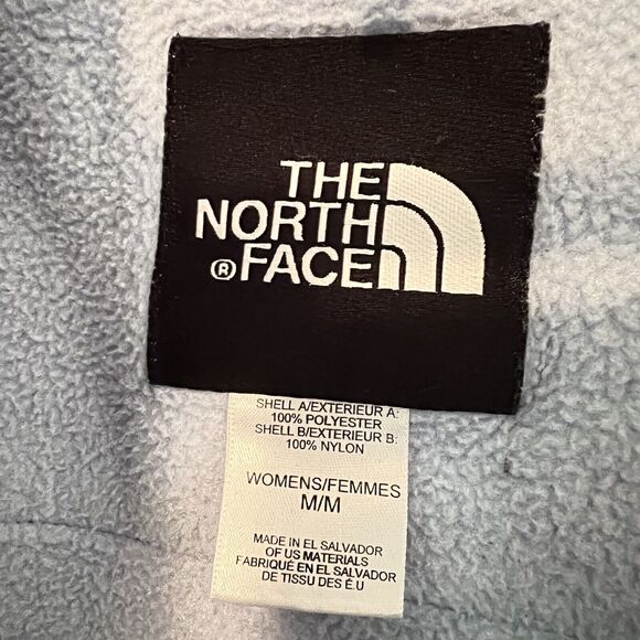 The North Face Womens Denali Polartec Fleece Zip Jacket Blue/Gray Size Medium - Picture 5 of 14